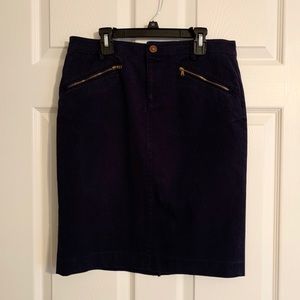 Ralph Lauren Navy Pencil Skirt